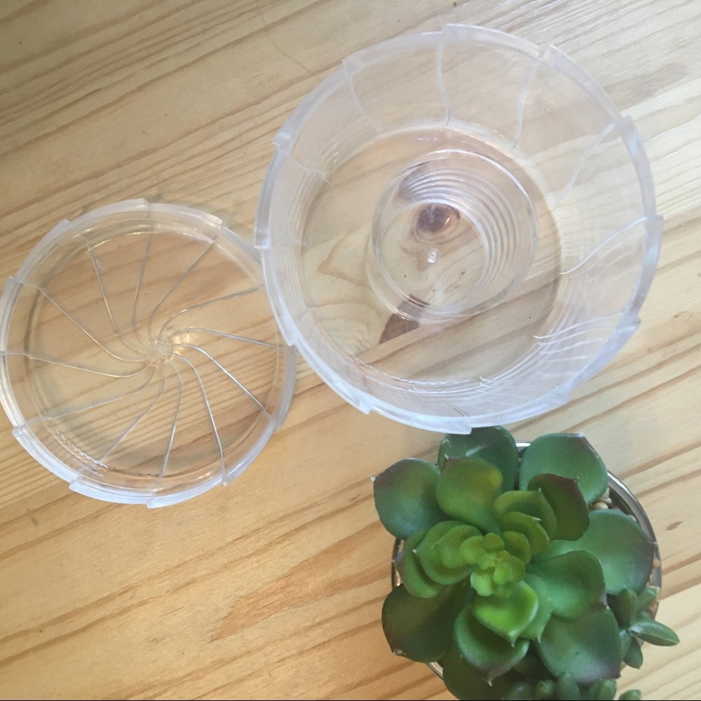 Candy Sort Plastic Container Organizer Clear
